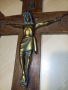 Стар кръст разпятие Христово,голям,тежък кръст от божи гроб,донесен преди 50,Исус Христос, снимка 5