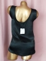 ZARA 2XL Черен сатенен потник / топ/, снимка 3