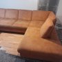 Диван кафяв П-образен с ракла. Става на огромно легло !, снимка 4