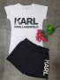 Дамски летен екип Karl Lagerfeld в 2 цвята , снимка 2