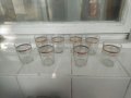 Стъклени ракиени чаши, снимка 1