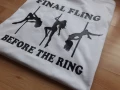 Тениски за ергенско парти с надпи щампа BEFORE THE RING, снимка 1