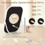 Сгъваем LED огледало с 3 режима и димиране, акумулатор 1200 mAh, снимка 2