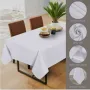 Елегантна правоъгълна покривка за маса от плат – за стилни вечери и специални поводи, снимка 9