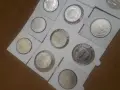 пълният лот от 15 броя никелови монети посветени на "1300г. България", снимка 5