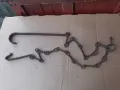 Стара верига за огнище от ковано желязо , здрава, снимка 1