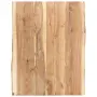 vidaXL Плот за маса, акациево дърво масив, 80x(50-60)x3,8 cм（SKU: 286330）, снимка 1