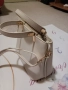 Елегантна дамска бяла чанта с дръжка, снимка 3