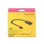 DeLOCK USB адаптер, USB-C към DisplayPort, черен, 20cm, 4K 60Hz, снимка 3