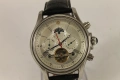 Немски Часовник RAOUL U. BRAUN Automatic 20 Jewels Лунна Фаза, снимка 4