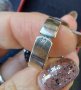 Два различни пръстена / Swarovski / Нов сребърен пръстен с регулация, проба 925 / топка , снимка 7