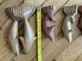Малки дървени фигурки Делфини, снимка 8