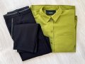 Hugo Boss елегантен  слим панталон  и риза JJXX в наситен цвят, снимка 17