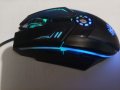 Мишка Nowmink - геймърска, кабелна USB, светеща, снимка 1