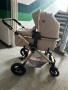 Бебешка количка Lorelli Alexa Set Beige Triangles 3 в 1, снимка 1 - Детски колички - 44761275
