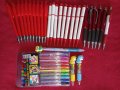 Химикалки, писалки, сини, цветни, гел пастели, снимка 4