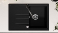 Кухненска мивка от Гранит модел Милано 780 x 500 mm - Черна, снимка 6