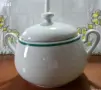 Стар български порцелан купички и супник , снимка 3