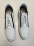 Мъжки кожени обувки - Бели - 44, снимка 1 - Ежедневни обувки - 41547871