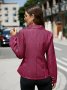 Дамско сако с дълъг ръкав с щампа и ревер, 3цвята - 023, снимка 10