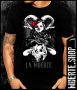 Черна тениска с щампа LILITH LA MUERTE