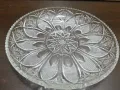 български кристал плато поднос, снимка 3