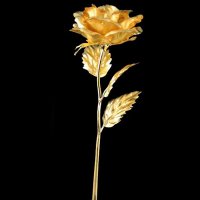 24K Gold Rose Златна роза Луксозен подарък за Св. Валентин , 8-ми март, снимка 6 - Романтични подаръци - 39624277