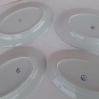 Елипсовидни порцеланови чинии , снимка 4 - Чинии - 36025671