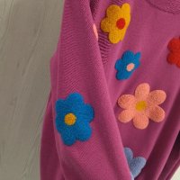 Нов цветен пуловер, снимка 3 - Блузи с дълъг ръкав и пуловери - 44264002