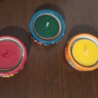 Малки свещници за кръгли свещи., снимка 3 - Декорация за дома - 41670872