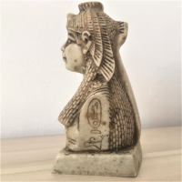 Старинна Египетска Фигурка от Мрамор, снимка 3 - Фигурки - 44779914