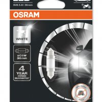 LED крушка OSRAM LEDriving SL C5W-36mm (6418DWP-01B/SV8.5-8/6000K), снимка 2 - Аксесоари и консумативи - 39008642