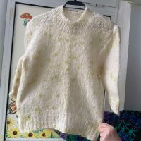 Плетена блуза, снимка 1 - Блузи с дълъг ръкав и пуловери - 35967500