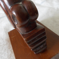 Стара дървена фигура CUBA, снимка 6 - Колекции - 44585495