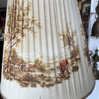 Салонна лампа ловна сцена №5156 , снимка 5 - Антикварни и старинни предмети - 44616829