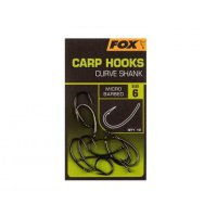 Шаранджийски куки Fox Curve Shank Carp Hooks, снимка 2 - Такъми - 44463926