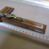 Дървен кръст- разпятие., снимка 6 - Антикварни и старинни предмети - 42526092