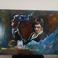 Картина на Al Pacino Белязаният - Tony Montana Scarface 5, снимка 2 - Картини - 41044776