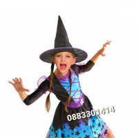 Карнавален костюм Магьосница за момиче Хелоуин Helloween , снимка 2 - Други - 42570772