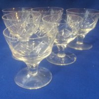 Кристални чаши за ликьор, коняк, концентрат, столче - 6 бр, снимка 5 - Чаши - 40978752