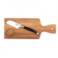 Комплект Santoku - дъска и нож за сирене Laguiole Style de Vie, снимка 1 - Прибори за хранене, готвене и сервиране - 38837208