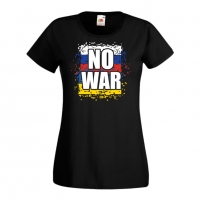 Дамска тениска NO WAR,Украйна, спрете войната, снимка 1 - Тениски - 36114275