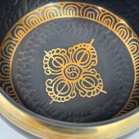 Ръчно изработена тибетска пееща купа, снимка 6 - Антикварни и старинни предмети - 44435814