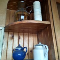 Мраморна ваза и порцеланова кана, снимка 1 - Други - 41183126