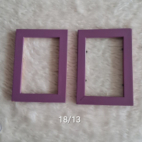 Две рамки за снимки в тъмно лилаво, снимка 1 - Декорация за дома - 36303605