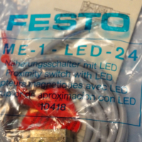 Индуктивен сензор Festo SME-1-LED-24 proximity switch, снимка 8 - Резервни части за машини - 44603027