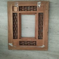 стара дървена рамка, снимка 4 - Други ценни предмети - 41099345