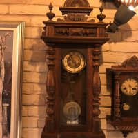 Стари стенни часовници с махало, снимка 8 - Други ценни предмети - 42397853