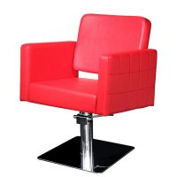 Фризьорски стол М970 - кафяв, черен, червен или оранжев, снимка 3 - Фризьорски столове - 37424161