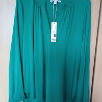 Зелена блуза Esprit 36, снимка 1 - Блузи с дълъг ръкав и пуловери - 44567289
